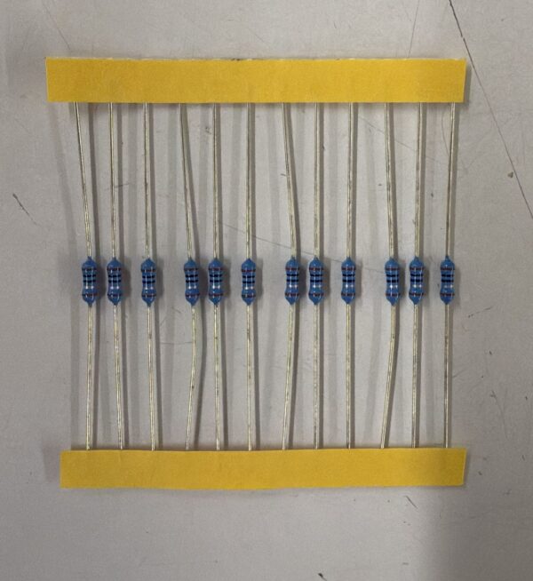Electronic component: 0.125 watt, 1%, 1 ohm resistor.