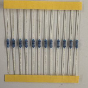 Electronic component: 0.25 watt, 1%, 2.7 kohm resistor.