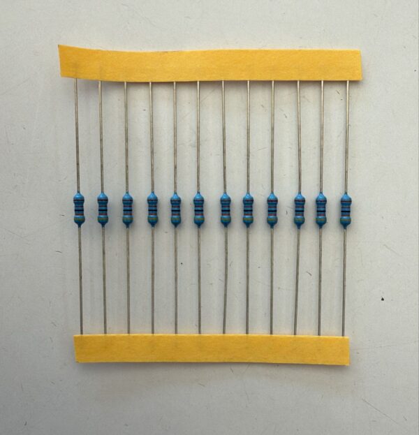 Electronic component: 0.25 watt, 1%, 4.3 kohm resistor.