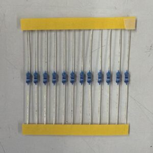 Electronic component: 0.25 watt, 1%, 4.7 ohm resistor.