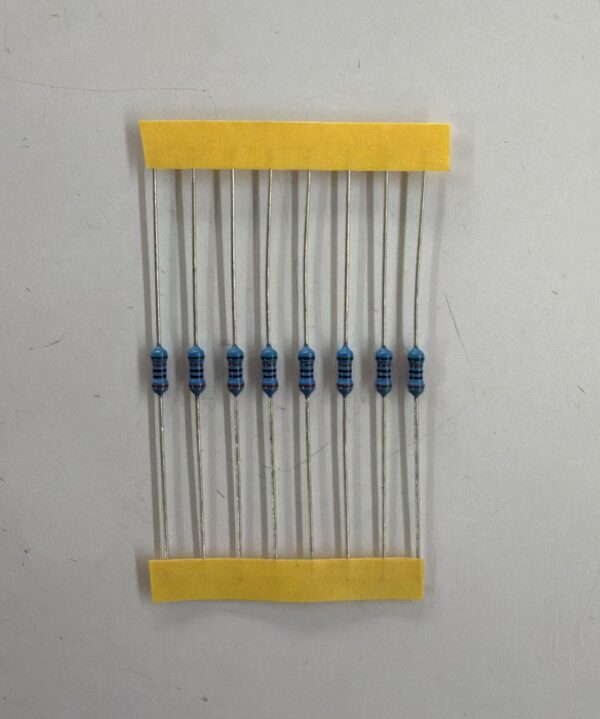 Electronic component: 0.25 watt, 1%, 510 ohm resistor.