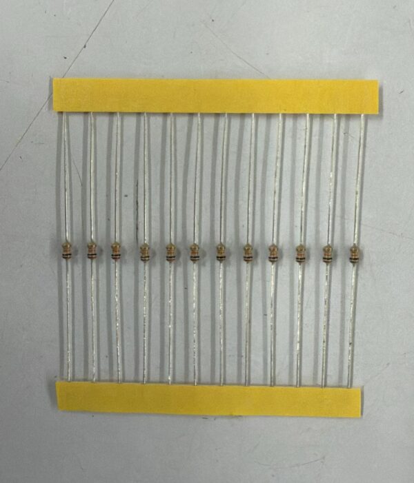 Electronic component: 0.125 watt, 10 kohm resistor.