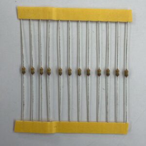 Electronic component: 0.125 watt, 150 kohm resistor.