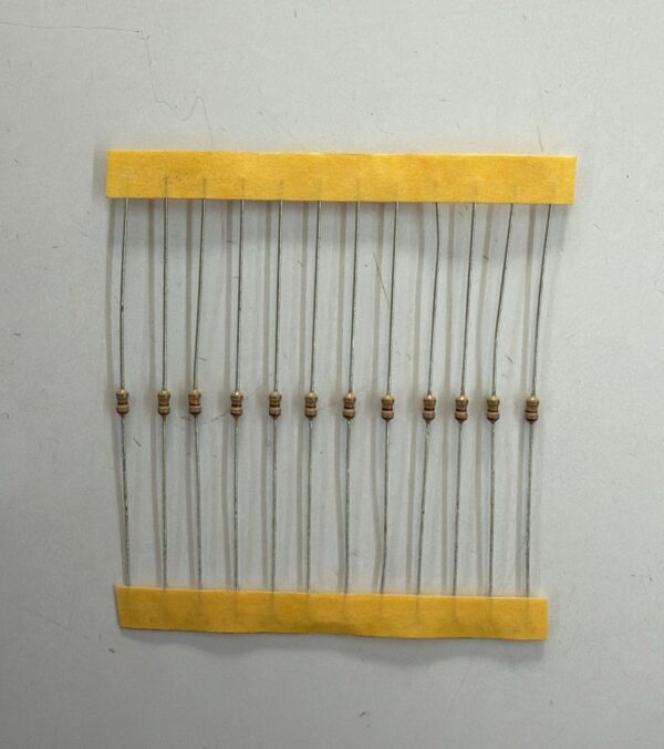 Electronic component: 0.125 watt, 180 ohm resistor.