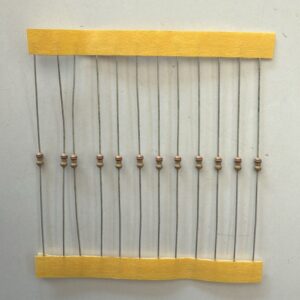 Electronic component: 0.125 watt, 1.8 ohm resistor.
