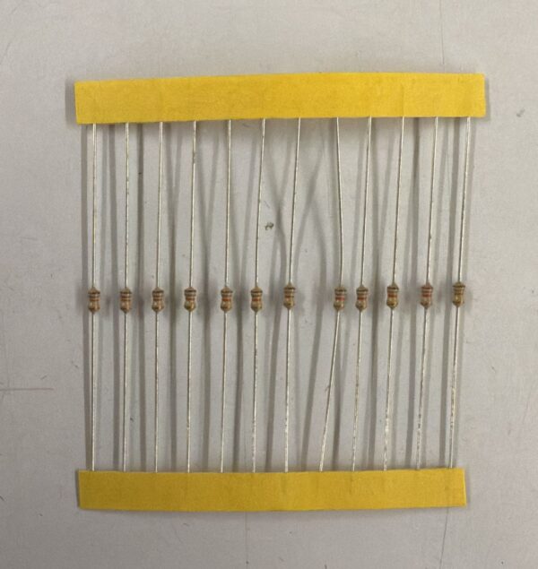 Electronic component: 0.125 watt, 18 kohm resistor.