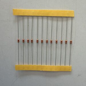 Electronic component: 0.125 watt, 3.3 kohm resistor.