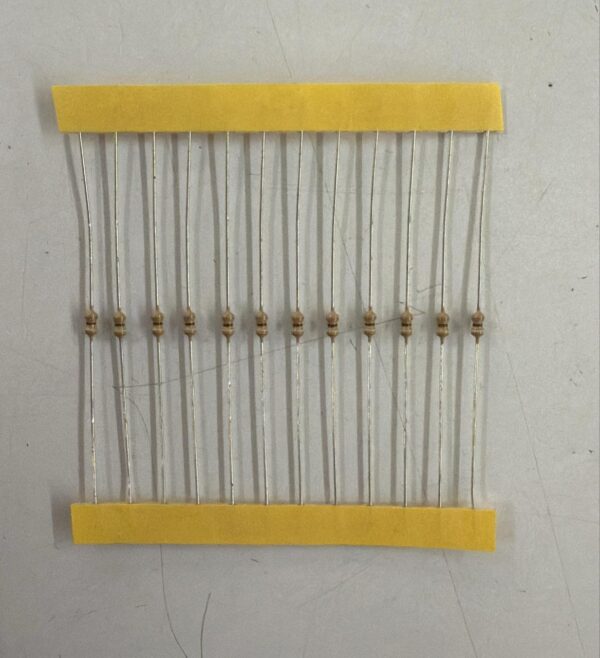 Electronic component: 0.125 watt, 390 ohm resistor.
