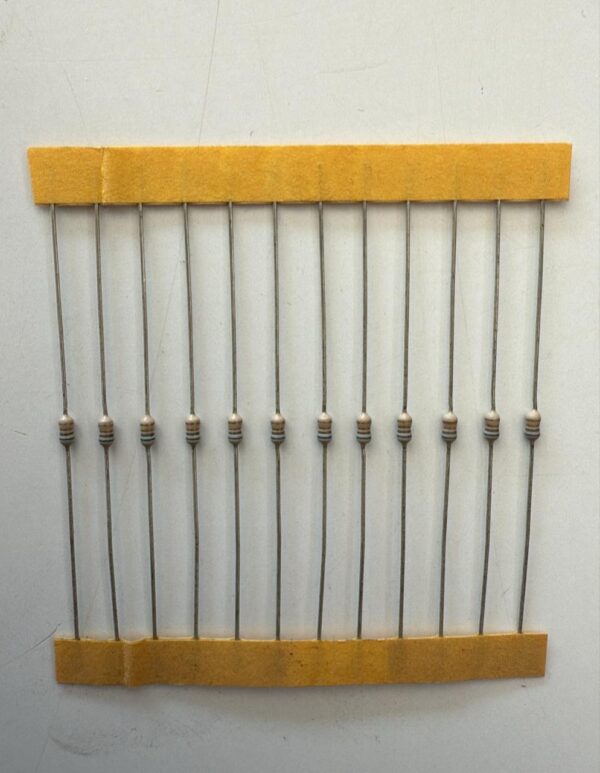 Electronic component: 0.125 watt, 6.8 ohm resistor.