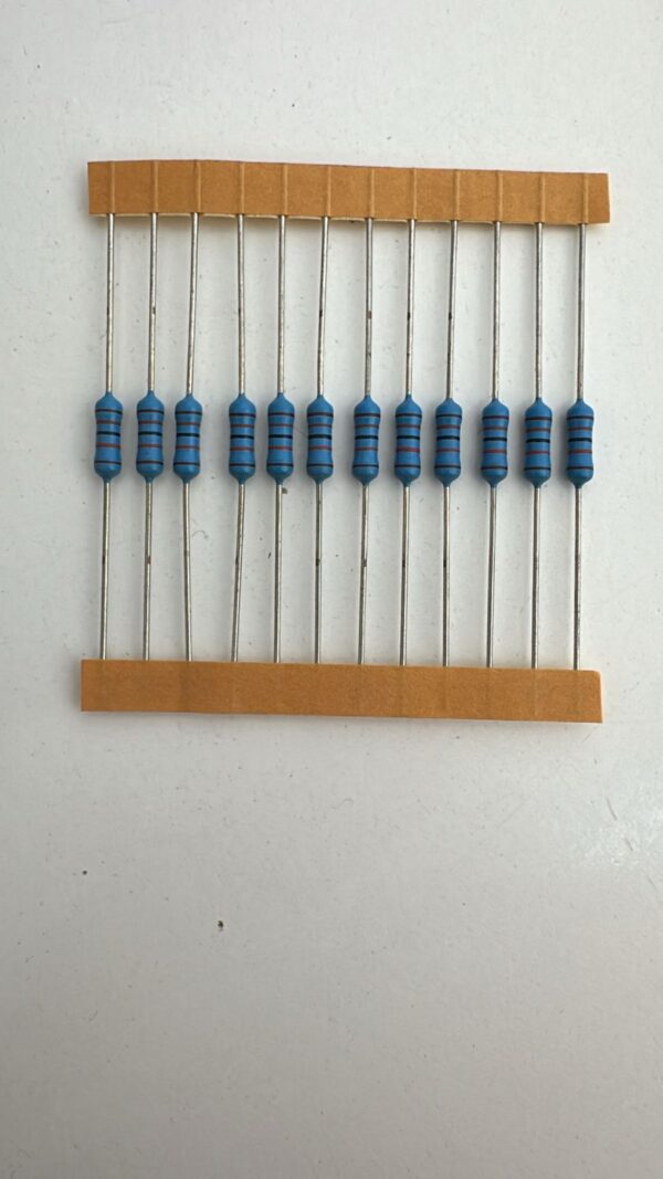 Electronic component: 0.5 watt, 1%, 130 kohm resistor.