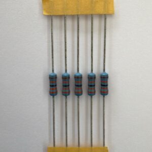 Electronic component: 0.5 watt, 1%, 330 kohm resistor.