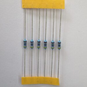 Electronic component: 0.25 watt, 1%, 470 kohm resistor.