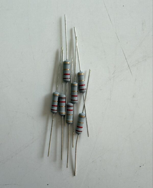 Electronic component: 2 watt, 5%, 1.2 ohm resistor.