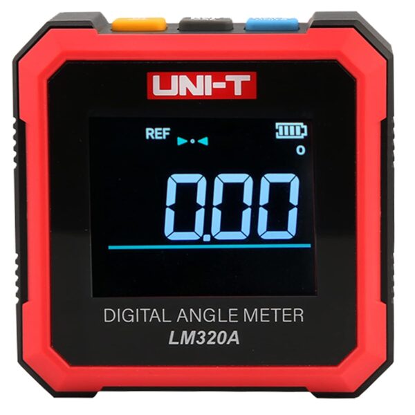 UNI-T Digital Angle Meter Electronic Level and Angle Gauge Digital Inclinometer with Magnetic Base and LCD Screen,Li-ion Battery with Type-C Charging Port(LM320A)