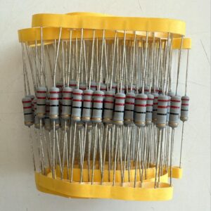 Electronic component: 2 watt, 5%, 22 ohm resistor.
