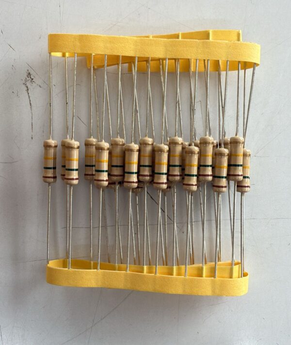 Electronic component: 2 watt, 5%, 150 kohm resistor.