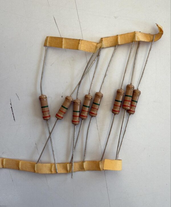 Electronic component: 2 watt, 5%, 3.3 mohm resistor.