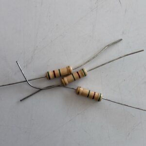 Electronic component: 2 watt, 5%, 6.2 mohm resistor.