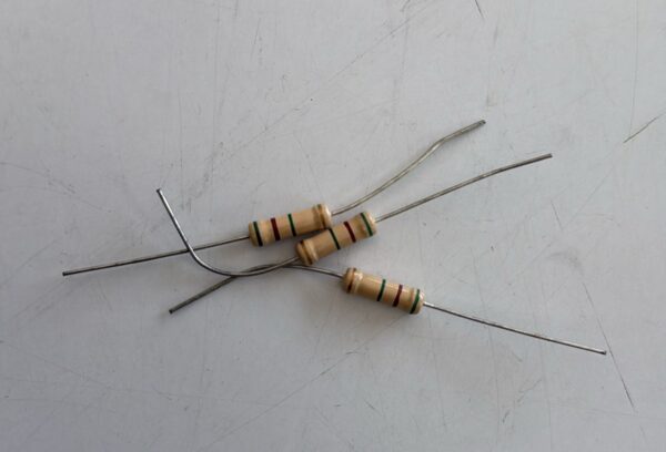 Electronic component: 2 watt, 5%, 6.2 mohm resistor.