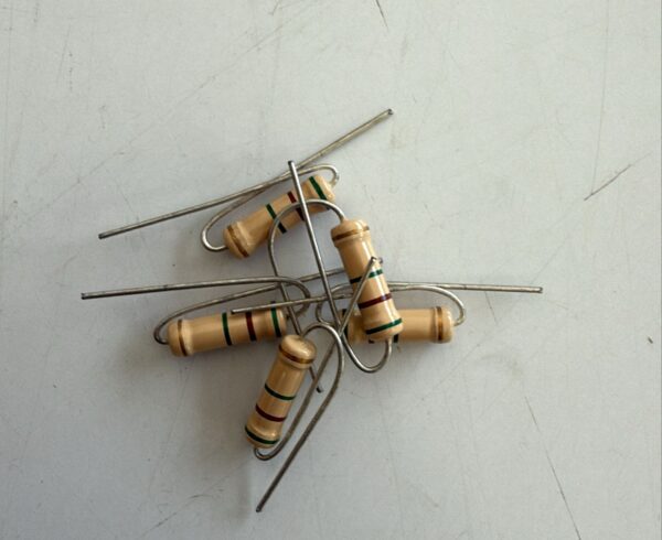 Electronic component: 2 watt, 5%, 6.8 mohm resistor.