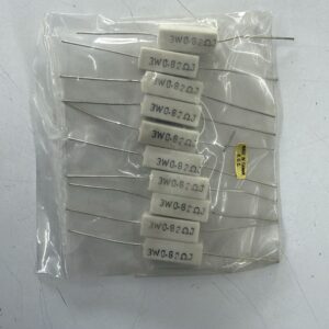 Electronic component: 3 watt, 5%, 0.82 ohm resistor.