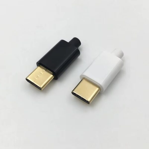 USB 3.1 Gold / Nickel Plated OTG USB3.1 Type C 5P Male Plug Welding USB-C Repair Cable Charger Connector for Phone - Image 4