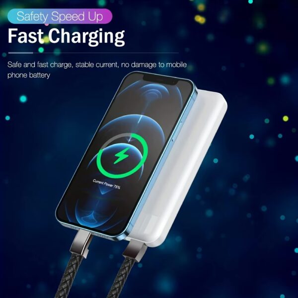 USB C Bracelet Cable Type C to C Data Fast Charging Cord Fashion Double Braided Wrist Quick Charge Line for iPhone 14 15 Samsung - Image 5