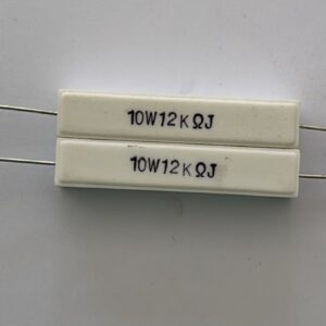 Electronic component: 10 watt, 5%, 10 kohm resistor.