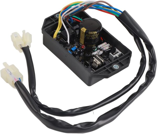 Topyond AVR Voltage Regulator, Single Phase, 10 Wires, for 186F Diesel Gasoline Generator, Suitable for DIY Enthusiasts, Electricians, Generator Operators