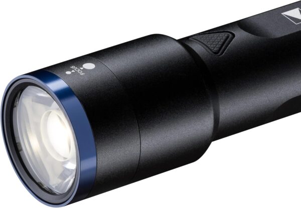 VARTA Torch LED & Power Bank (2600 mAh), Rechargeable, Night Cutter F30R Premium Light, Lamp with Four Light Modes, Torch with Micro USB Charging Cable, Splashproof, Black - Image 5
