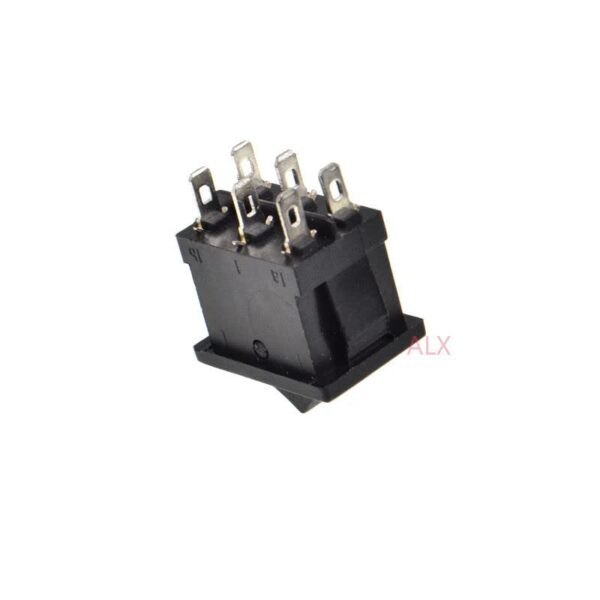 KCD1-106 DPDT 6PIN Black Mini Push Button Rocker Switch ON/ON Power switches 6A/250V 10A/125V 15 * 21MM 15 * 21 6 pin - Image 3