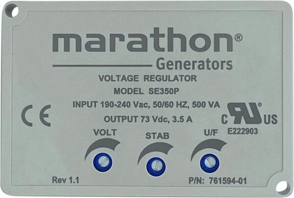 Marathon SE350 AVR | 100% Original | 2 Year International Warranty | Official Marathon Distributor | Marathon P/N 761594-01 | 100% Made in USA - Image 2