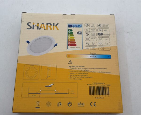 SHARK Sunflower LED Panel 18W – Lamp 18W Day Light - Image 3