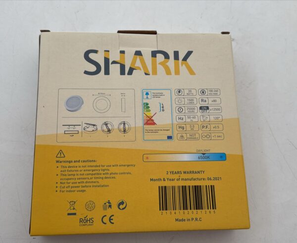 SHARK Sunflower LED Panel 20W – Lamp 20W Day Light - Image 3