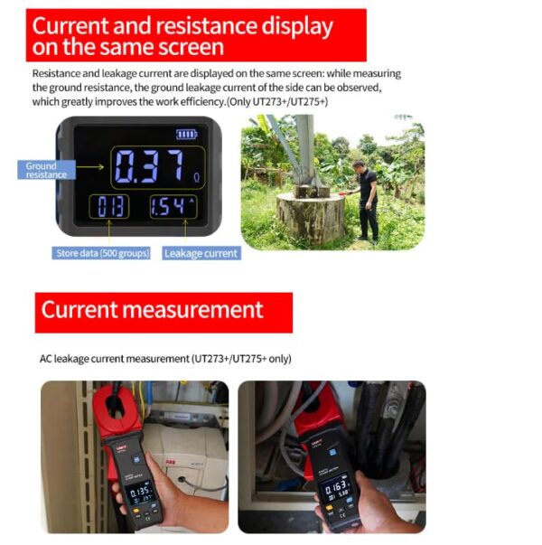 UT273+ Clamp Earth Resistance Tester - Image 4
