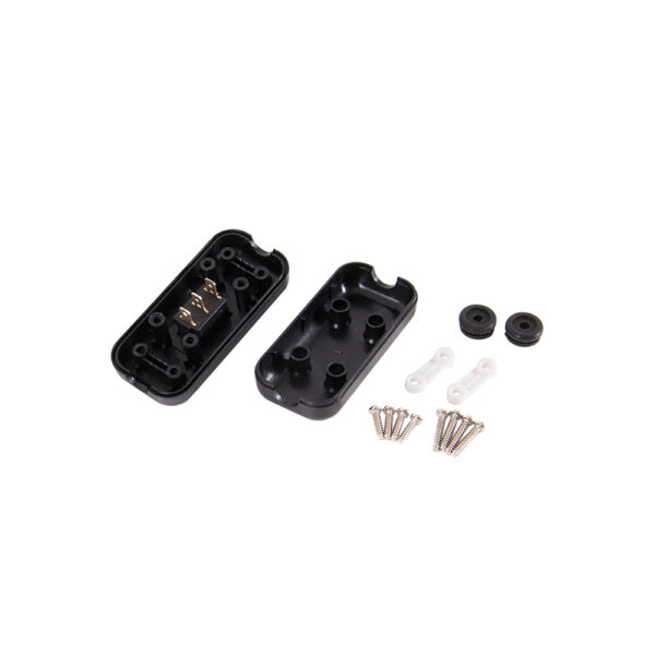 Covered Rocker Switch Box 4 Pins DPST 38x35mm ON-OFF Red Lamp - Image 2