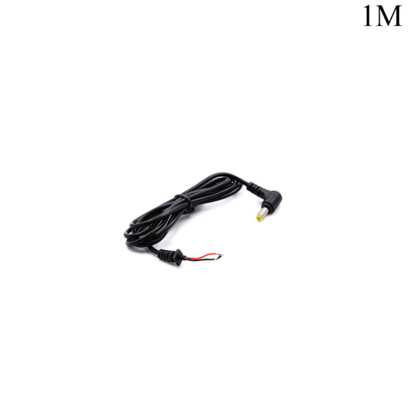 Power Supply Cable with DC Connector Head 5.5x2.5mm 90 Degree - 1M