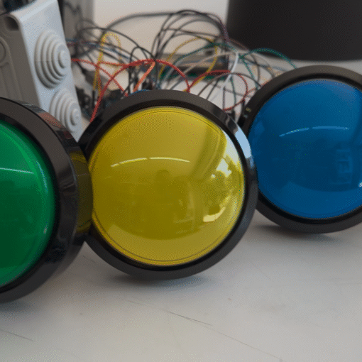 LED Memory Game Built with Arduino and GIANT push buttons from C.B.Electronics Beirut Lebanon