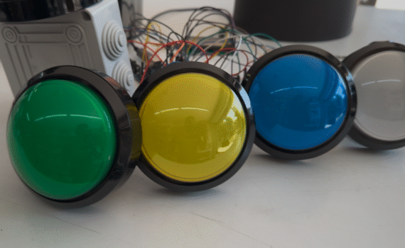 LED Memory Game Built with Arduino and GIANT push buttons from C.B.Electronics Beirut Lebanon