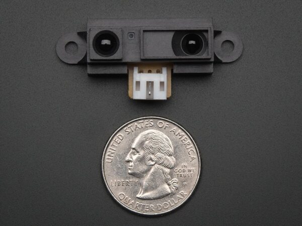 IR distance sensor includes cable (10cm-80cm) - GP2Y0A21YK0F - Image 2