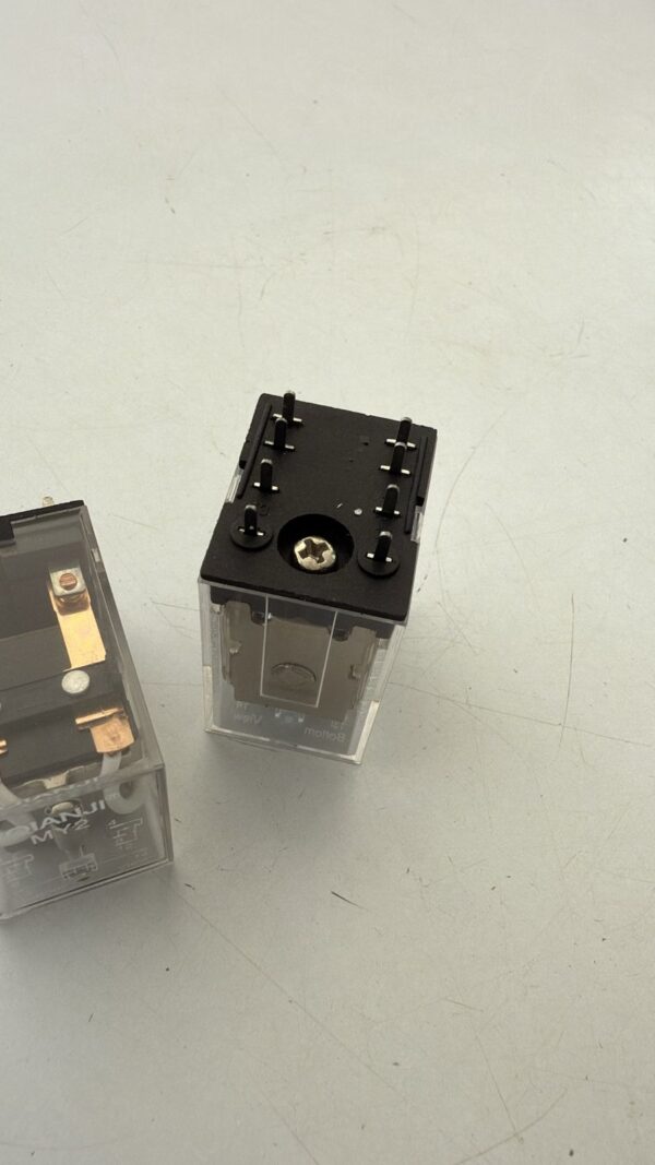 JQX-13F Relay 220VAC – 12A – 2 Contacts - MY2 PCB - Image 2