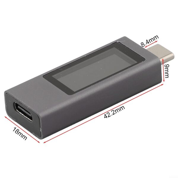 USB C Tester USB Power Meter, KWS 2302C 240W Phone Charging Current Voltage Meter with 1.06-Inch TFT HD Display for Power Bank Capacity Record Bidirectional Current Test PD QC FCP AFC - Image 7