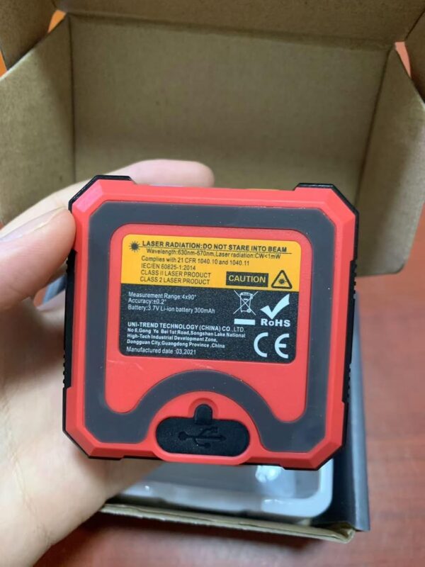 UNI-T Uni-trend LM320B Electronic Angle Meter Digital Protractor Magnetic Inclinometer Angle Tester Bevel Box Backlight (LM320B) - Image 10