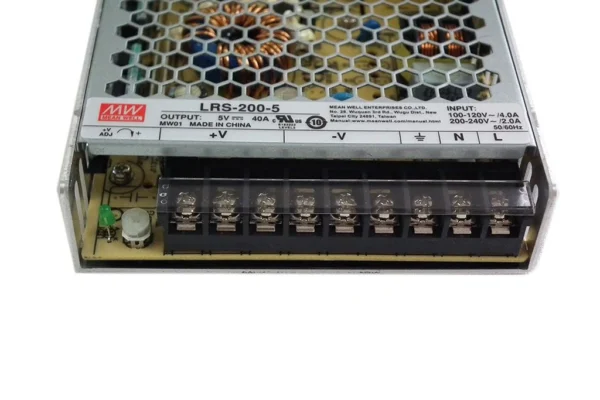 LRS-200-5 – MeanWell Power Supply - Image 2