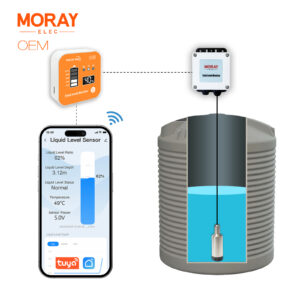 ME202R Submersible Tuya Smart Home High Accuracy Level Gauge Water Tank Liquid Level Monitor