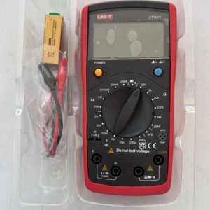 UNI-T UT603 Modern Professional Capacitance Meters Ohmmeters Capacitor Resistor Diode & Continuity Buzzer (UT603)