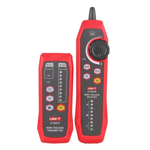 UNI-T UT683KIT Cable Tester Wire Tracker for RJ11 and RJ45 Cables, Telephone Line Finder, Network Maintenance Tool - Image 4