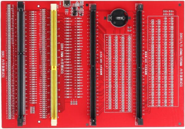 Ram Tester, Ram Memory Diagnostic Analyzer 4 in 1 Desktop Ddr3 Ddr4 Ddr5udmm Ddr5rdimm Tester Card with Light Memory Tester Ddr4 Ddr5 Tester Ram Tester Memory Testers - Image 9