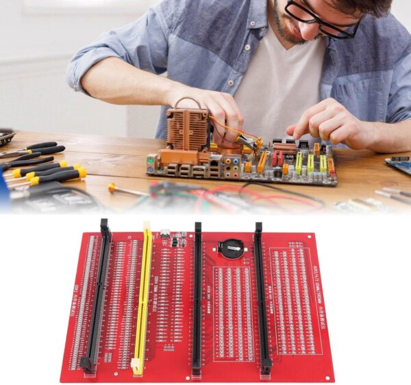 Ram Tester, Ram Memory Diagnostic Analyzer 4 in 1 Desktop Ddr3 Ddr4 Ddr5udmm Ddr5rdimm Tester Card with Light Memory Tester Ddr4 Ddr5 Tester Ram Tester Memory Testers - Image 7