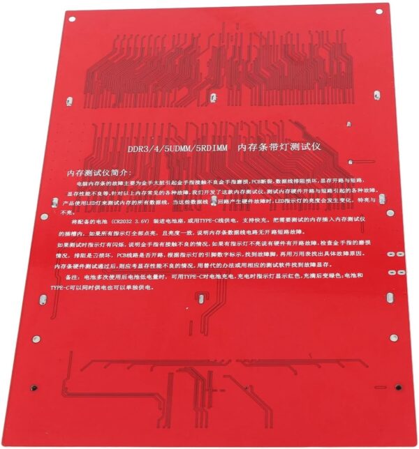 Ram Tester, Ram Memory Diagnostic Analyzer 4 in 1 Desktop Ddr3 Ddr4 Ddr5udmm Ddr5rdimm Tester Card with Light Memory Tester Ddr4 Ddr5 Tester Ram Tester Memory Testers - Image 5